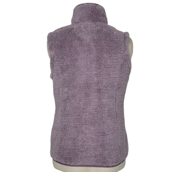 Free Country Fleece Plush Vest High Pile Dusty Woodrose Pockets Buttery Soft - Picture 3 of 9